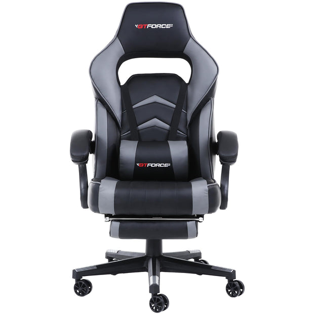 GTForce Turbo Black and Grey Gaming Chair