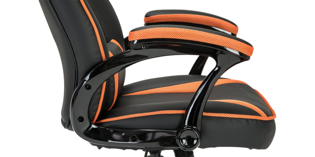 Roadster Gaming Chair in Black & Orange