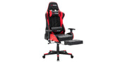 Pro GT Gaming Chair with Footstool in Black & Red