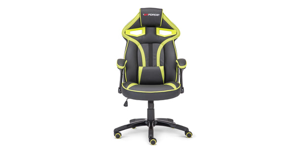 Roadster Gaming Chair in Black & Green