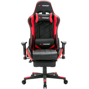 Pro GT Gaming Chair with Footstool in Black & Red