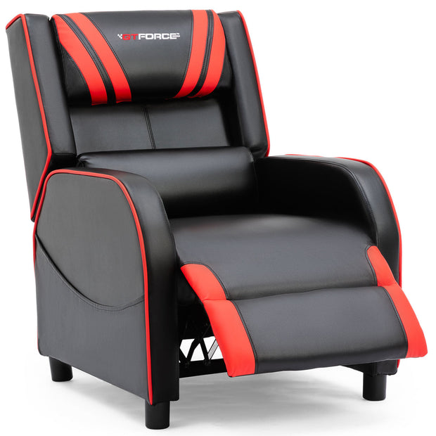 Ranger S Recliner in Black & Red