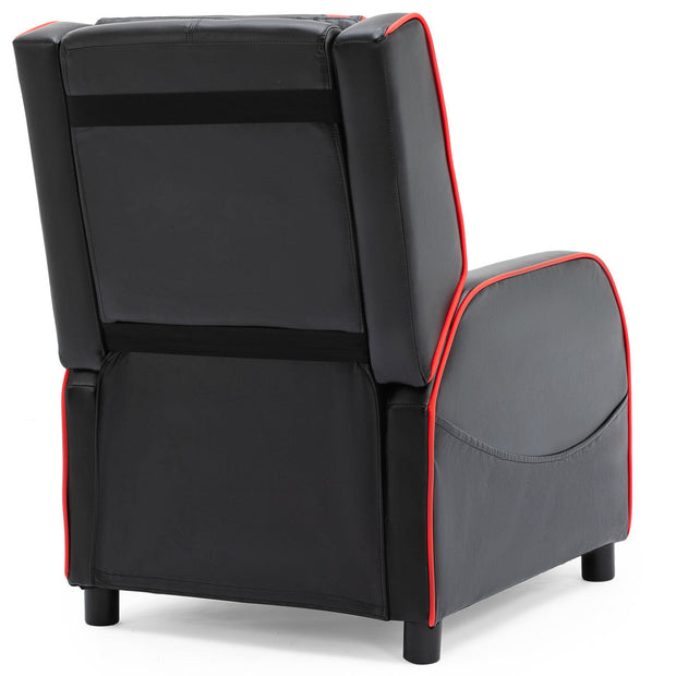 Ranger S Recliner in Black & Red