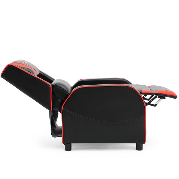 Ranger S Recliner in Black & Red