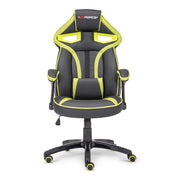 Roadster Gaming Chair in Black & Green